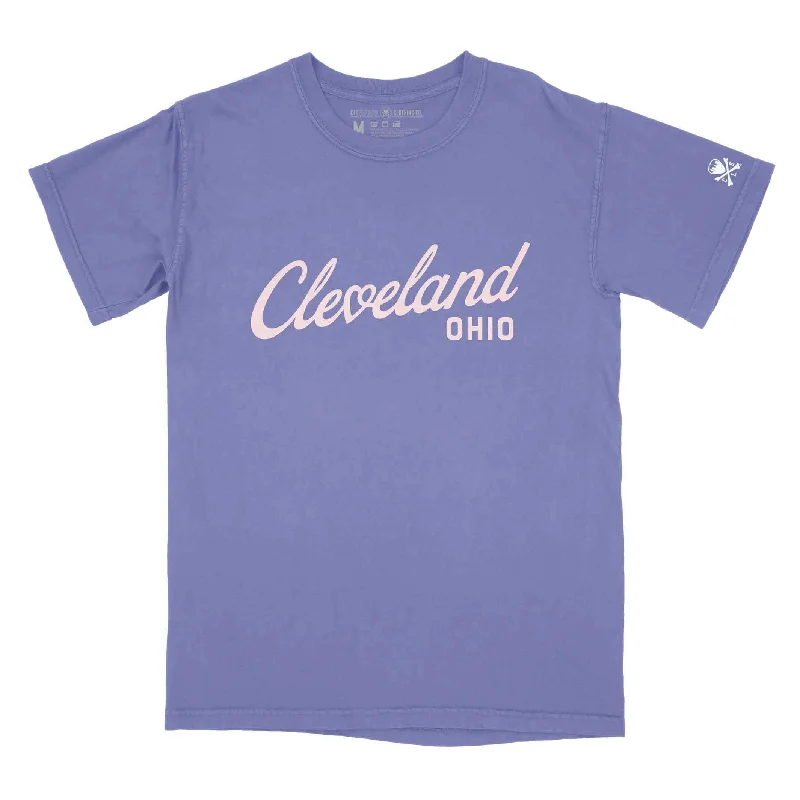 Cleveland Heart Script - Unisex Crew T-Shirt