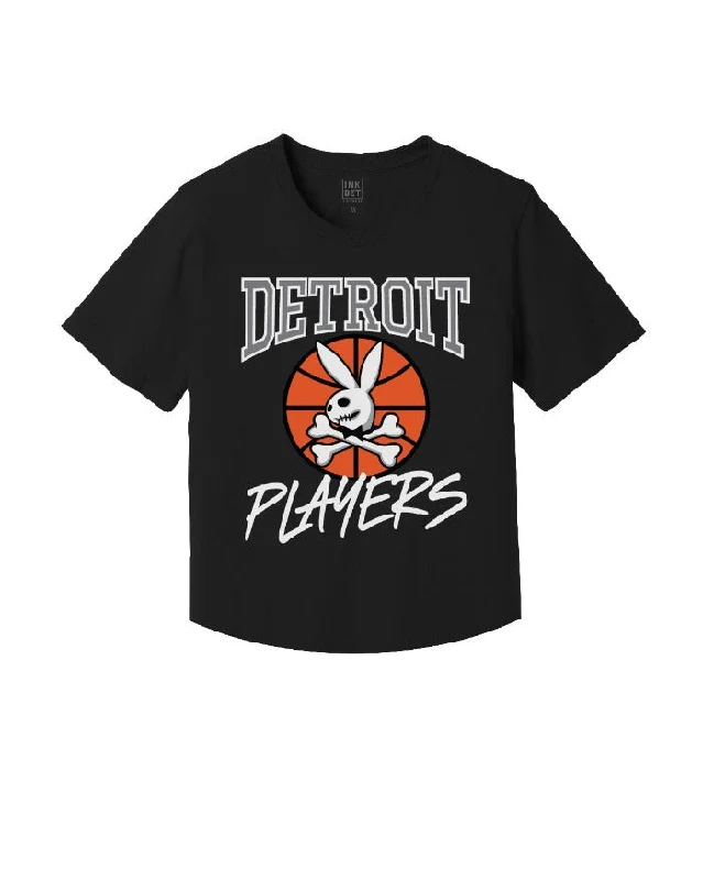 Ink Detroit Players Kinda Cropped T-Shirt - Black