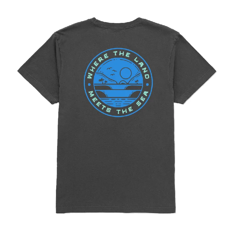 Land & Sea Tee - Charcoal