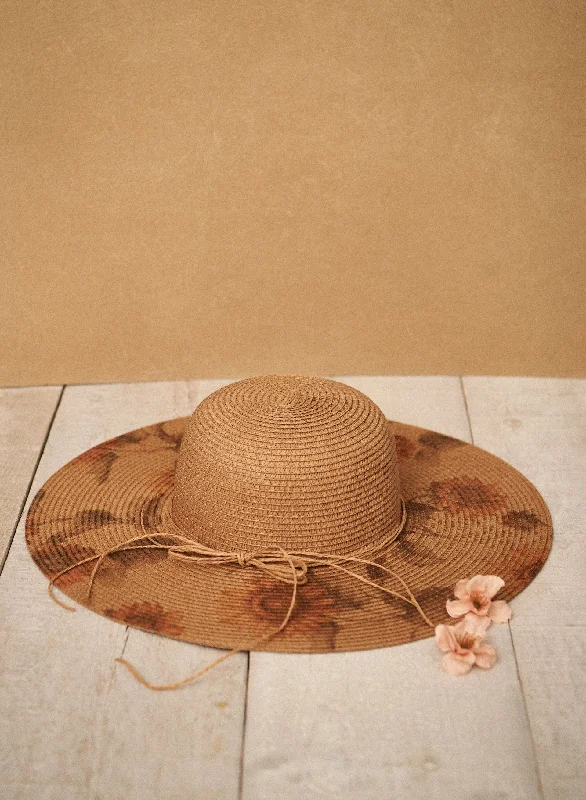 Sunflower Motif Sun Hat