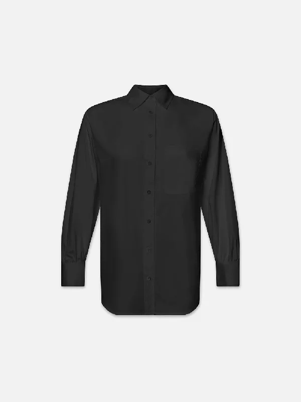 The Borrowed Pocket Shirt -- Black