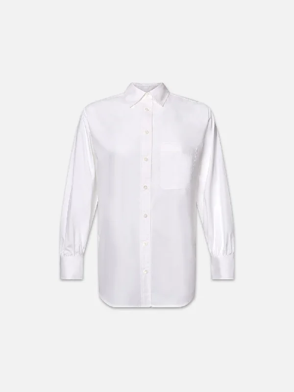 The Borrowed Pocket Shirt -- White