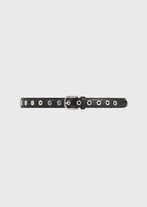 Eyelet belt black