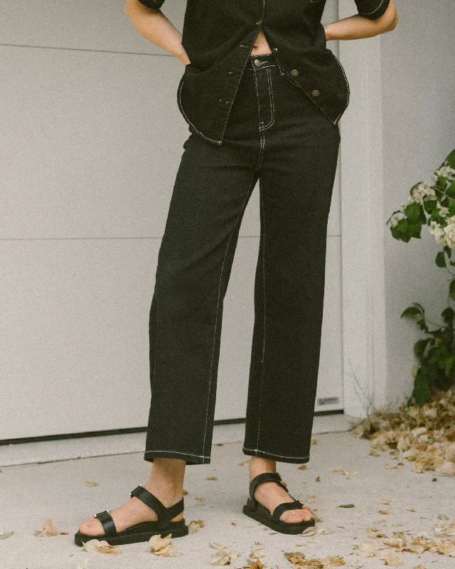 Lola Denim Jeans | Black Denim