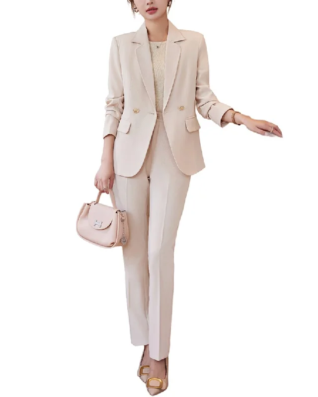 Bossy Chic 2pc Blazer & Pant Set