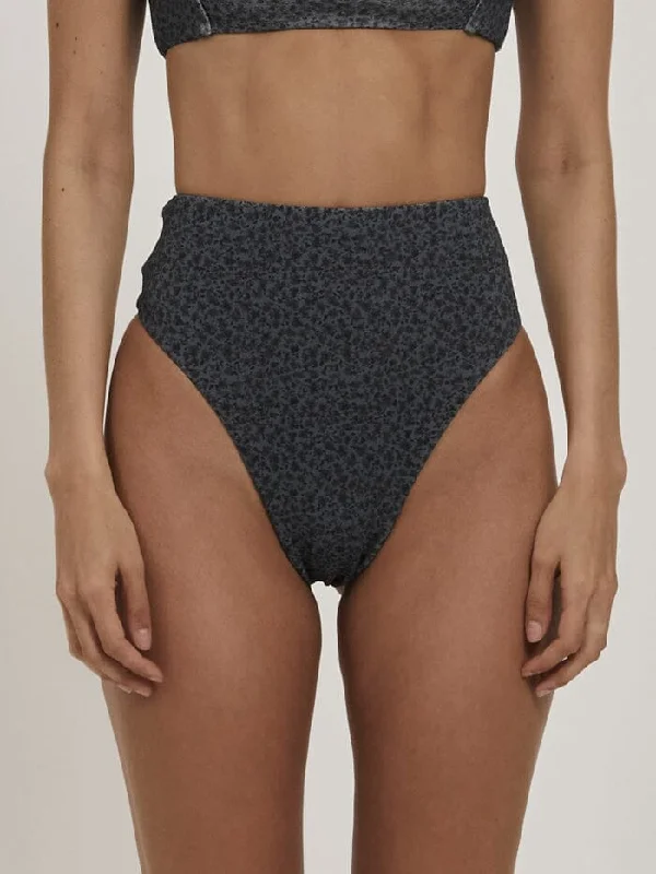 Briar High Cut Bikini Bottom - Petrol