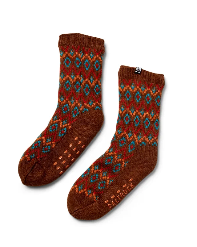 Laidback - Slipper Socks - Brown