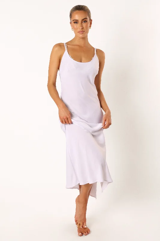 Neroli Maxi Slip - Ivory