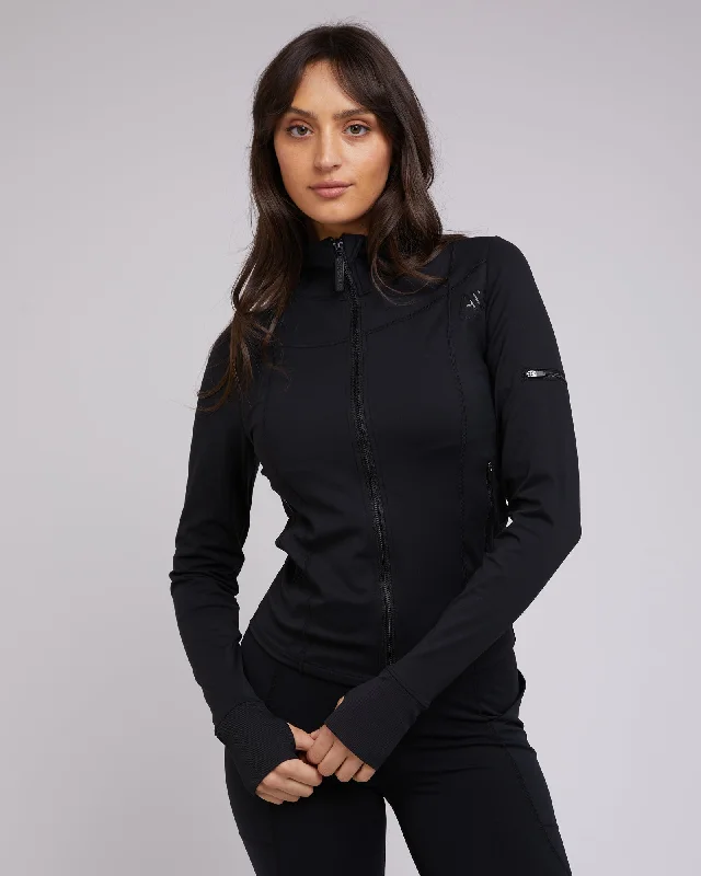 All About Eve Active Zip Through Black