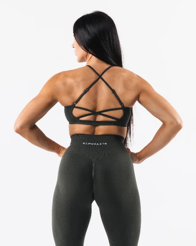 Amplify Back Cross Bra - Mountain Top